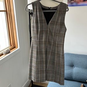 Theory plaid mini dress worn 2x